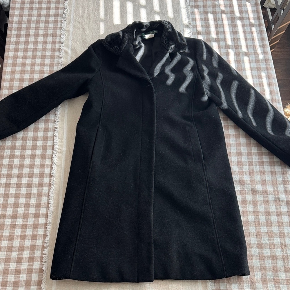 Harve Benard Black Pea Coat